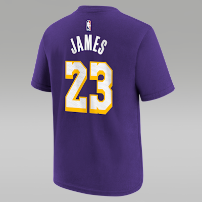 Lebron James Los Angeles Lakers Statement Edition Big Kids' NBA T